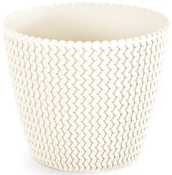 Doniczka Osłonka SPLOFY 26 cm kolor KREMOWA Ekri