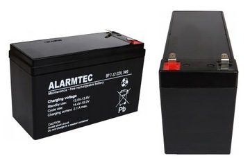 Akumulator 7 Ah 12V VRLA AGM UPS ALARM ALARMTEC