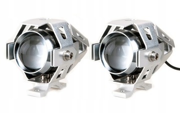 2 галогенные светодиодные фары для мотоциклов CREE XML