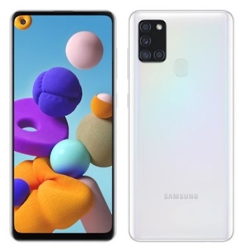 Smartfon Samsung Galaxy A21s 3 GB / 32 GB 4G (LTE) biały