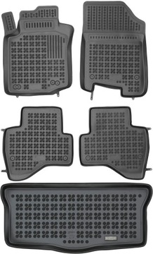 Toyota Aygo I 2005-2014 Korytka gumowe + mata