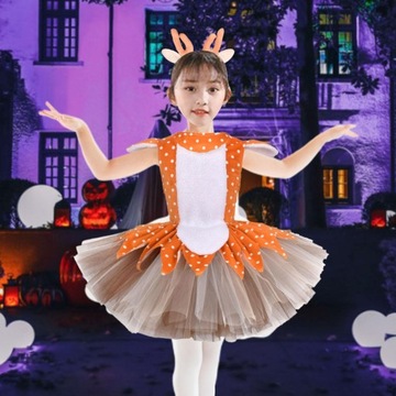 Костюм оленя, милый реквизит для косплея, забавные подарки, юбка с рогами 3 т