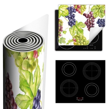 MATA OCHRONNA NA KUCHENKĘ TO WIĘCEJ MIEJSCA 60x52 Winogrona