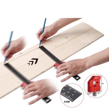 Раздвижной штангенциркуль 45° 90° 135° 30 см под разными углами