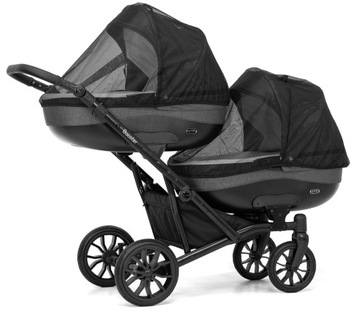 Kunert Booster Twin Trolley 4in1 03 Графит + Сиденья 0-13 кг Cosmo