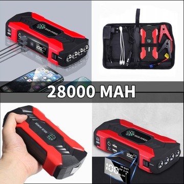 ПУСКНОЙ СТАРТЕР МОЩНЫЙ ПУСКОВОЙ УСИЛИТЕЛЬ POWERBANK TORCH HAMMER CABLES КОМПЛЕКТ КАБЕЛЕЙ