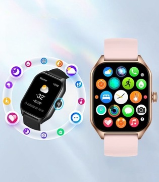 Умные часы DT SMARTWATCH ЖЕНСКИЕ ЧАСЫ K22 2024 МЕНЮ ЗВОНКОВ PL золотые