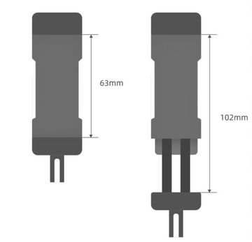 Uniwersalny Uchwyt Adapter Regulowany na do DJI Osmo Pocket 3 - 1/4' cala
