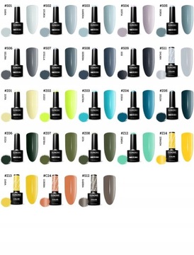 Набор из 5 гибридных лаков SUNONE MILLING LAMP