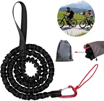 трос для буксировки велосипеда, гибкий, прочный буксирный комплект, облегчает проезд длиной 3 метра