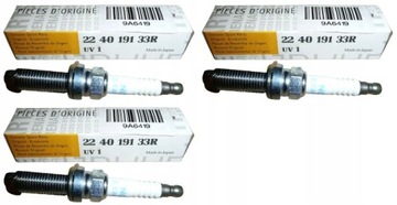 3x ŚWIECE ZAPŁONOWE CLIO MEGANE 1.2TCE 224019133R
