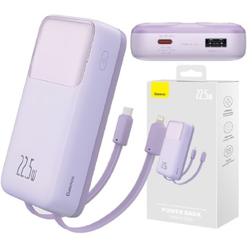 Powerbank с дисплеем 20000 мАч 22,5 Вт Comet Series + кабель USB-A — USB-C