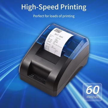 DRUKARKA TERMICZNA POKWITOWAŃ POS-58A USB