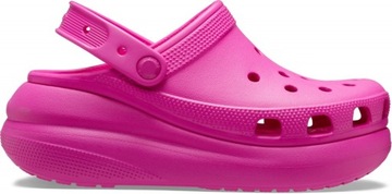 crocs damskie chodaki na platformie classic crush lekkie wysokie 41-42 W10