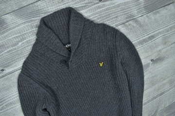 LYLE SCOTT Wełniany Sweter Męski Kardigan M