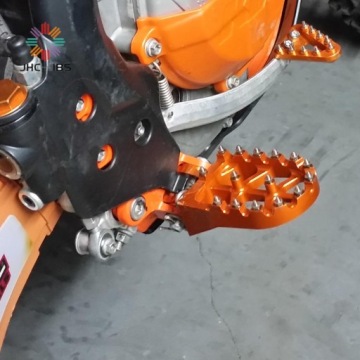 МОТОЦИКЛ ПОДНОЖКИ КОЛЫШКИ КОМПЛЕКТ KTM EXC SX F XS XC HUSQVARNA ОРАНЖЕВЫЙ