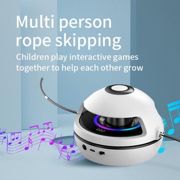 Взаимодействие с умной скакалкой, белый