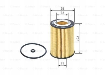 BOSCH FILTR OLEJE AUDI