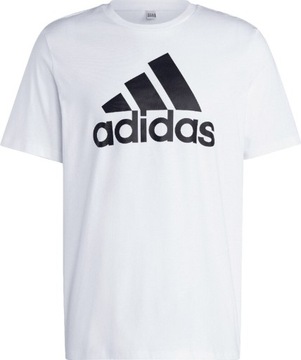 KOSZULKA MĘSKA ADIDAS ESSENTIALS SINGLE JERSEY BIG LOGO TEE BIAŁA r XL