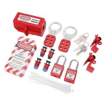 НАБОР ЭЛЕКТРИЧЕСКИХ ЗАМКОВ TAGOUT TAG LOTO HASP