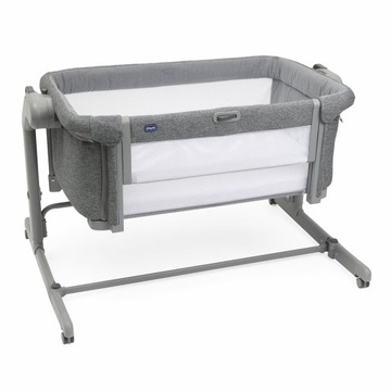 Chicco Łóżeczko dostawne Next2Me Magic Evo Dark grey 0m+