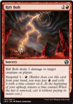 MTG 3x Rift Bolt uncommon IMA