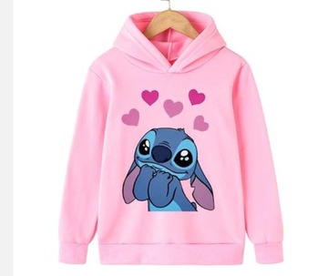 BLUZA Z KAPTUREM DLA DZIECKA ZAKOCHANY STICH