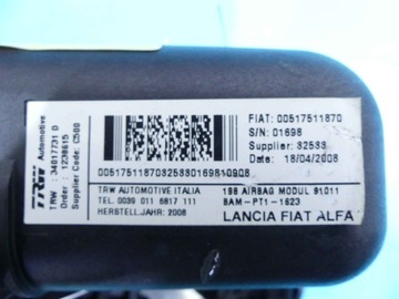 DESKA ROZDĚLOVAČE AIRBAG FIAT BRAVO II