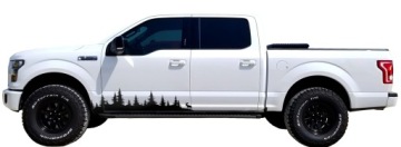 НАКЛЕЙКИ Графика для автомобиля ВНЕДОРОЖЬЕ ЛЕС ЛОСЬ 50Х12см