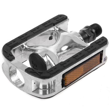 PEDAŁY ROWEROWE ALUMINIOWE GUMOWE Z ODBLASKIEM