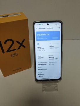 Смартфон Realme 12x 5G 6 ГБ / 128 ГБ 3849/24