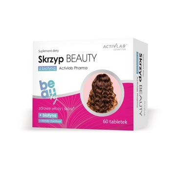 Skrzyp beauty z biotyną 60 tabl. Activlab, włosy