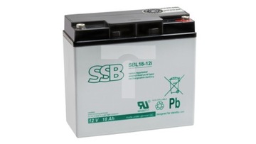 Akumulator SSB Battery 12 V 18 Ah