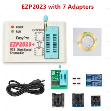 Оригинальный USB-программатор EZP2023 SPI, 7 адаптеров