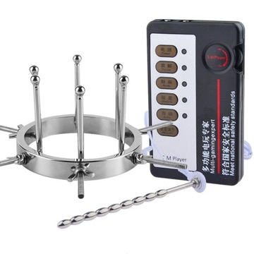 Electric Shock Vagina Anal Plug Urethral Catheter Penis Plug Ring Nipple