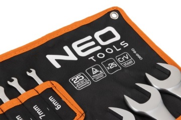 Набор ключей комбинированных 6-32 мм 25 шт. на листе NEO Tools