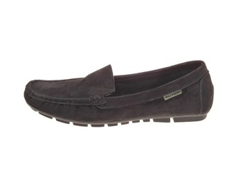 SKÓRZANE MOKASYNY PÓŁBUTY LM03-1 Black r.39