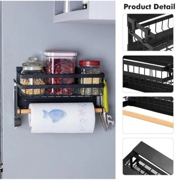 МАГНИТНАЯ ПОЛКА ДЛЯ ХОЛОДИЛЬНИКА ПОЛОТЕНЦЕ ДЛЯ СПЕЦИЙ