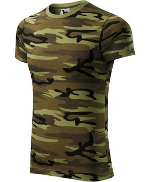 MALFINI CAMOUFLAGE 144 WOJSKOWA MOCNA MĘSKA koszulka T-shirt MORO S