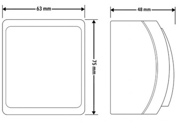 KOALA ОДИНОЧНЫЙ НАКЛАДНОЙ ВЫКЛЮЧАТЕЛЬ IP44 151-01 БЕЛЫЙ