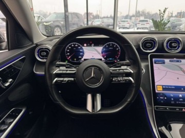 Mercedes Klasa C W206 Limuzyna 1.5 200 204KM 2022 Mercedes-Benz Klasa C AMG Line Kamera 360 Ambiente CarPlayAndroid Auto, zdjęcie 13