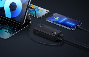 БЫСТРАЯ ЗАРЯДКА BASEUS MINI POWERBANK 10000 мАч 2X USB-A 1X USB-C QC PD 30 Вт