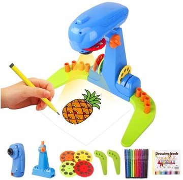 Проектор Проектор для обучения рисованию со слайдами, подсветка + МАРКЕРЫ