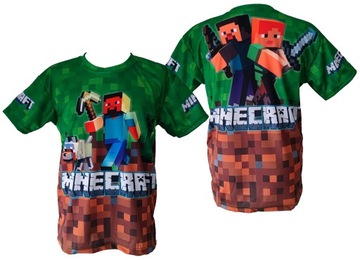 KOSZULKA t-shirt dla fana MINECRAFT M5 rozm 122