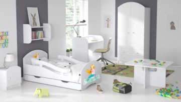 Детская кровать LEO 140х70 белый