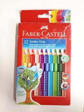 Мелки плотные, 12 цветов, Faber Castell.