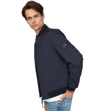 -40% TOMMY HILFIGER KURTKA BOMBER GRANATOWA S