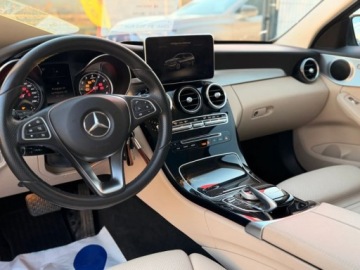 Mercedes Klasa C W205 Kombi 200 184KM 2017 Mercedes-Benz Klasa C Tylko 77000km Jak nowy Panorama 2.0 Benzyna, zdjęcie 33