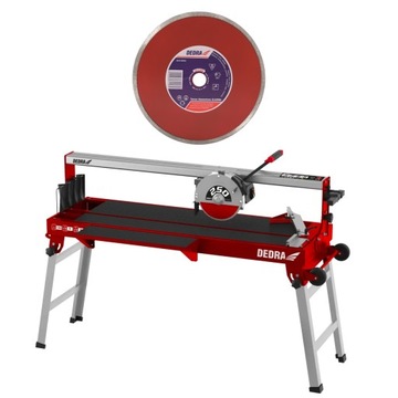 Przecinarka do płytek DEDRA glazury gresu 1200W cięcie 120cm Stołowa Laser