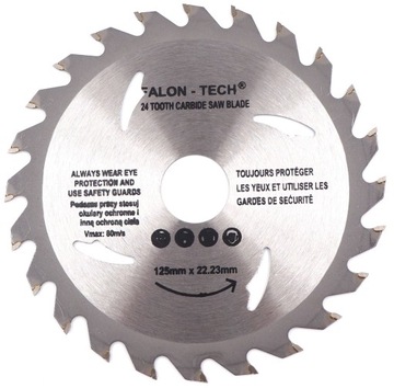 TARCZA WIDIOWA DO DREWNA 125 mm x 22,2 x 24T WIDIA